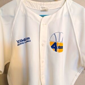 '82 World Series Jersey Milwaukee Brewers Vs. St. Louis Cardinals 4th  Base RARE